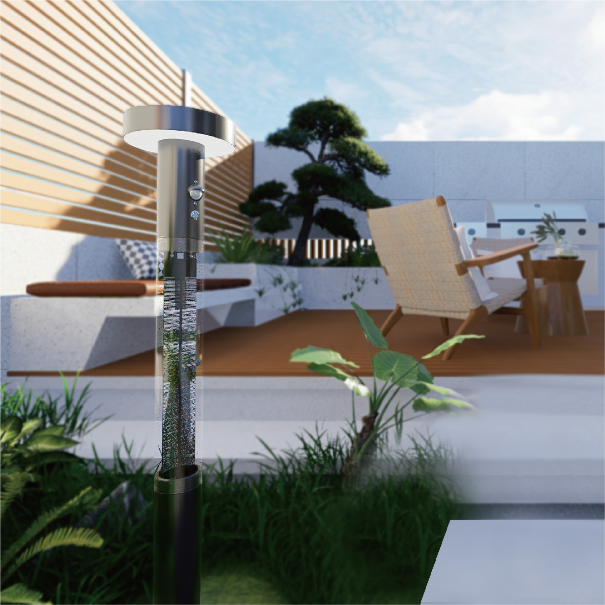 太阳能草坪灯-DISC