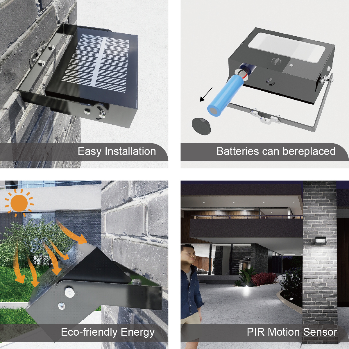 太阳能投光灯-M