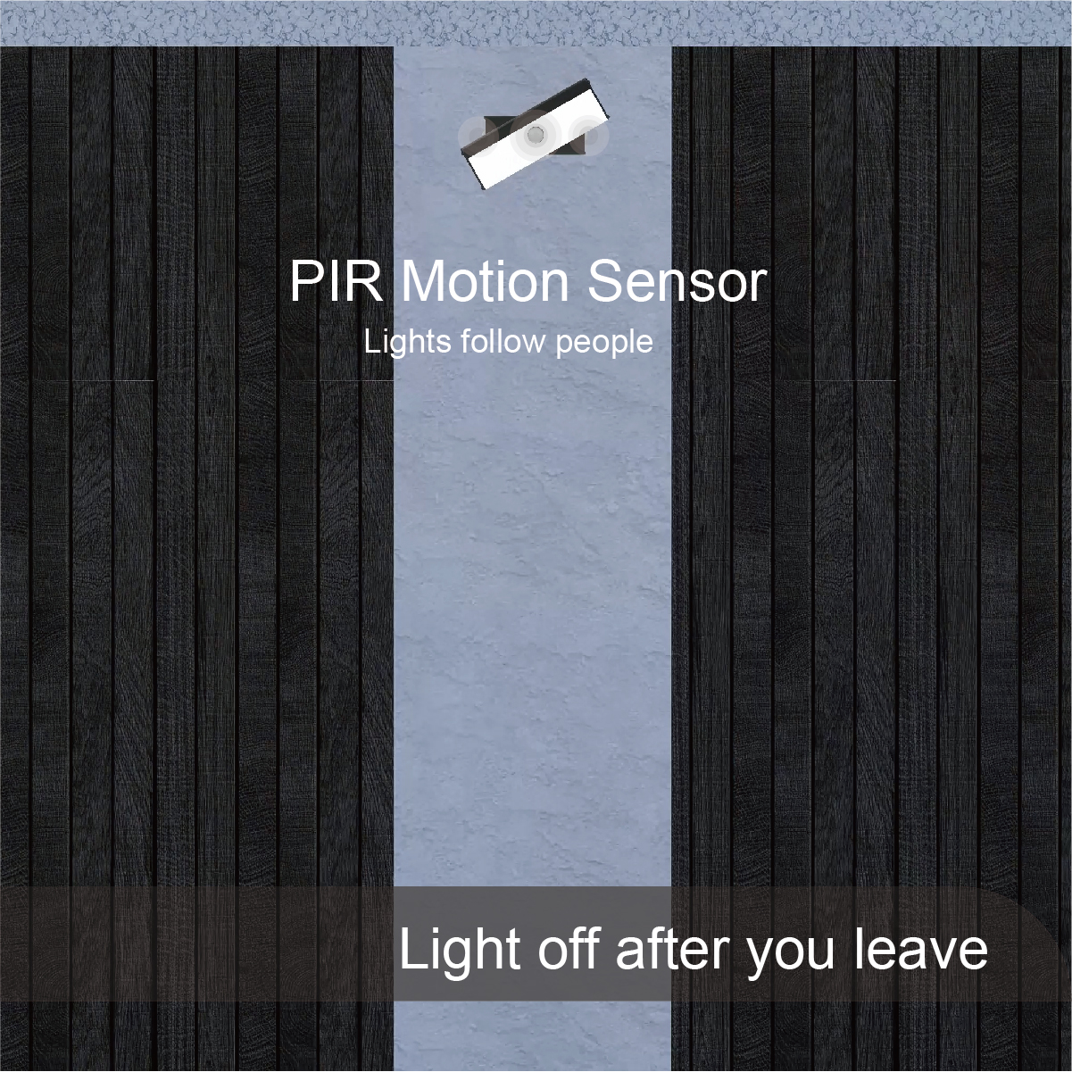 追人追日太阳能壁灯